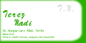 terez madi business card